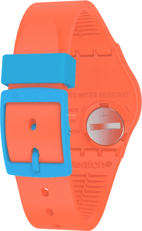 Swatch,Originals 34mm,34mm,Plastic,Blue,GO121