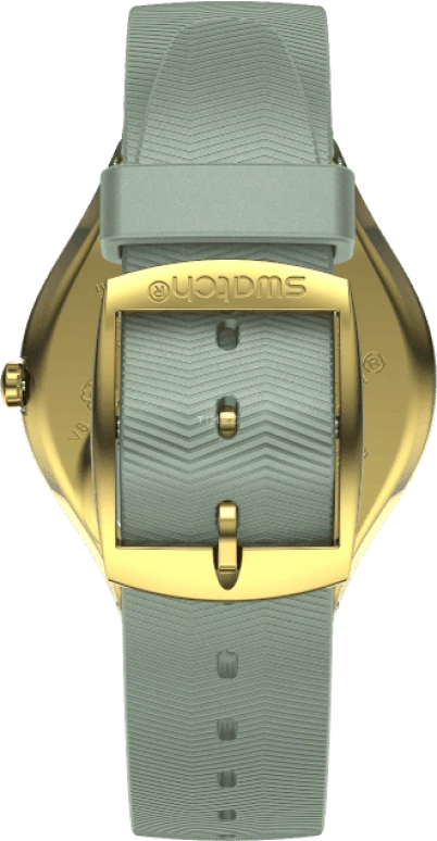 Swatch,SKIN 38mm,38mm,Gold,Closed,SYXG113
