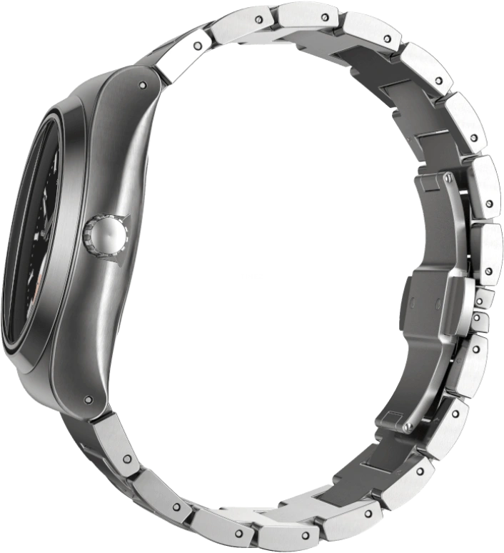 Swatch,IRONY 42mm,42mm,Stainless Steel,Black,Sapphire,Crystal Glass,Open,SY23S406G