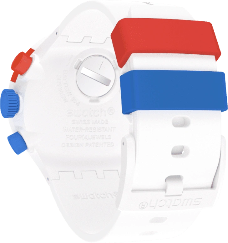 Swatch,THE BOLD 47mm,47mm,Bioceramic,Ceramic,White,Sapphire,Crystal Glass,SB04Z400