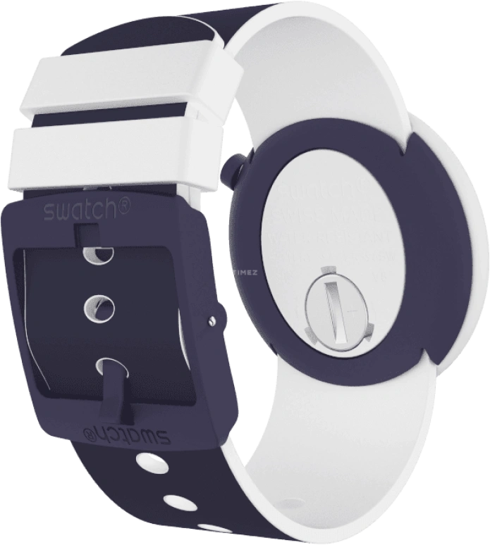 Swatch,Originals 45mm,45mm,Plastic,White,PNW107
