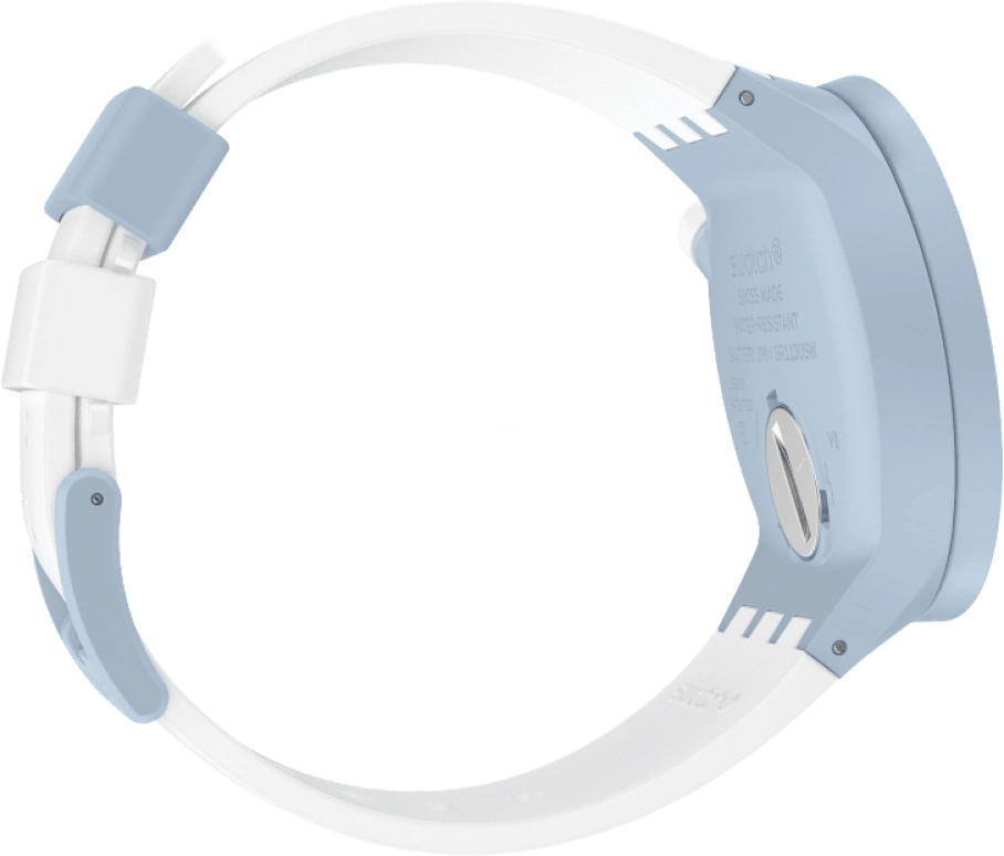Swatch,THE BOLD 47mm,47mm,Bioceramic,Ceramic,White,SB03N101
