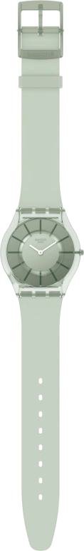 Swatch,SKIN 34mm,34mm,Bioceramic,Green,Open,SS08G103