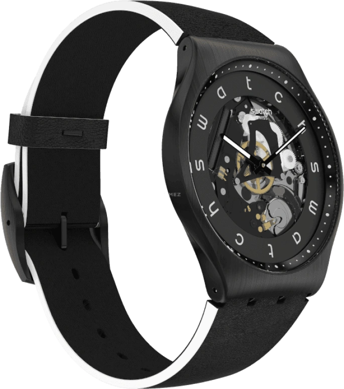 Swatch,SKIN ,Black,SS07B101