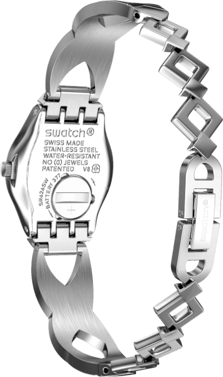 Swatch,IRONY 25mm,25mm,Stainless Steel,Silver White,YSS332G