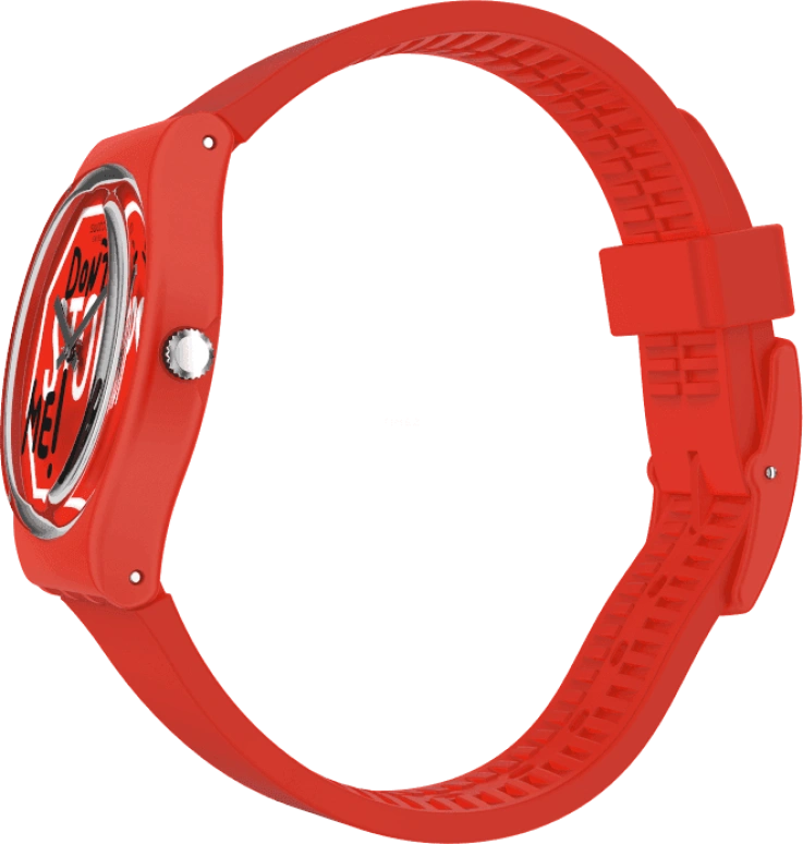 Swatch,Originals 34mm,34mm,Plastic,Red,GR183
