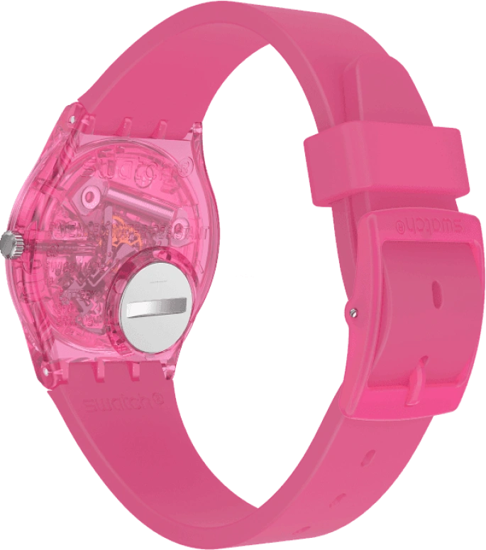 Swatch,Originals 34mm,34mm,Plastic,Pink,GP166