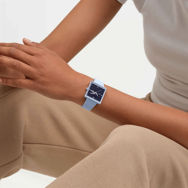 Swatch,Originals 41.80mm,41.80mm,Bioceramic,Dark Blue,Quartz,Date,Day,SO34L701