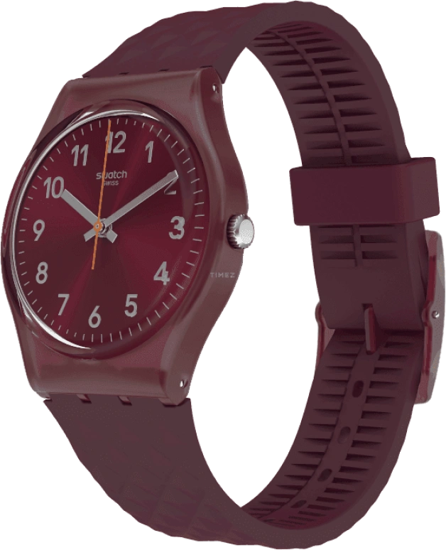 Swatch,Originals 34x39.20mm,34x39.20mm,Plastic,Red,GR184