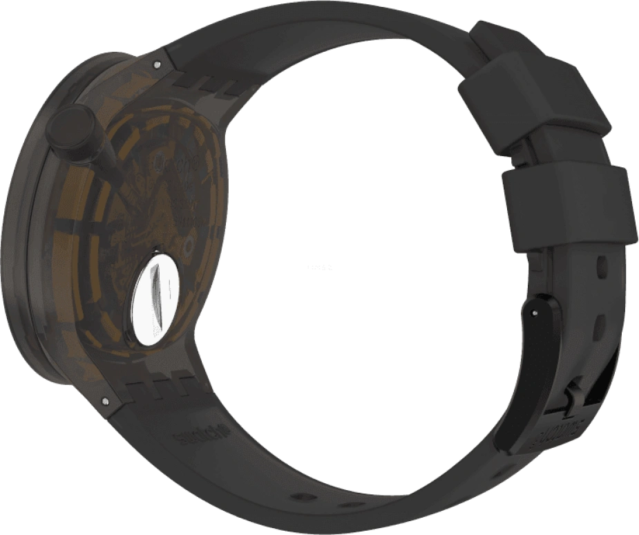 Swatch,THE BOLD 47mm,47mm,Plastic,Coffee,Brown,SO27B112