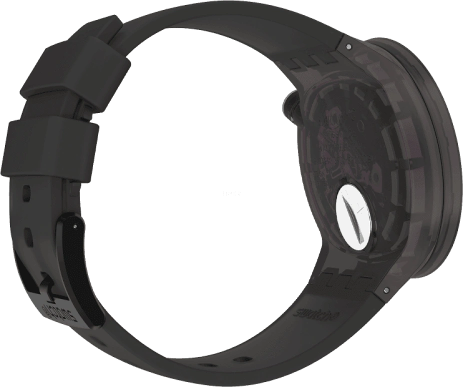 Swatch,THE BOLD 47mm,47mm,Plastic,Purple,SO27B113
