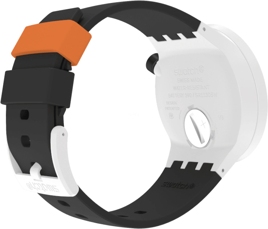Swatch,THE BOLD 47mm,47mm,Bioceramic,Ceramic,Orange,SB03M104