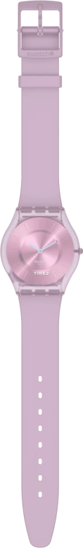 Swatch,Other 34mm,34mm,Bio-sourced,Purple,Quartz,Sapphire,Crystal Glass,Round,SS08V100,SS08V100-S14
