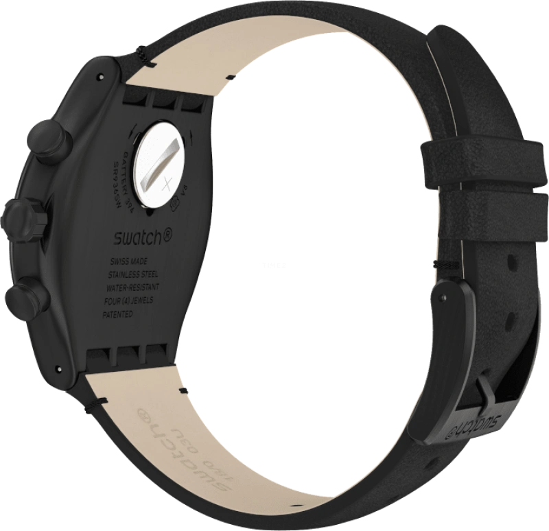 Swatch,IRONY 43x49mm,43x49mm,Black,YVB410