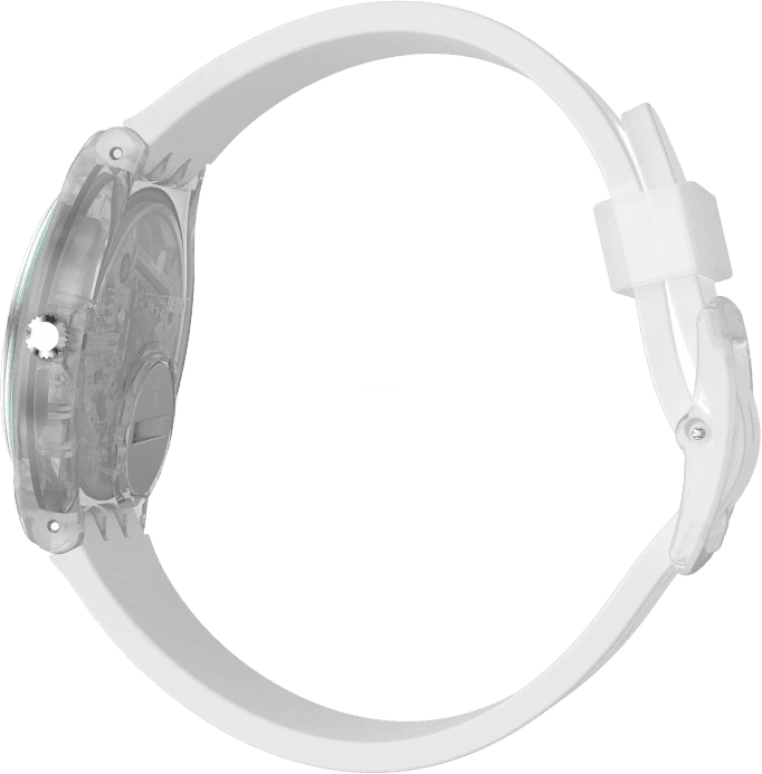 Swatch,Originals 34mm,34mm,Plastic,Blue,Pink,Sapphire,Crystal Glass,GE713