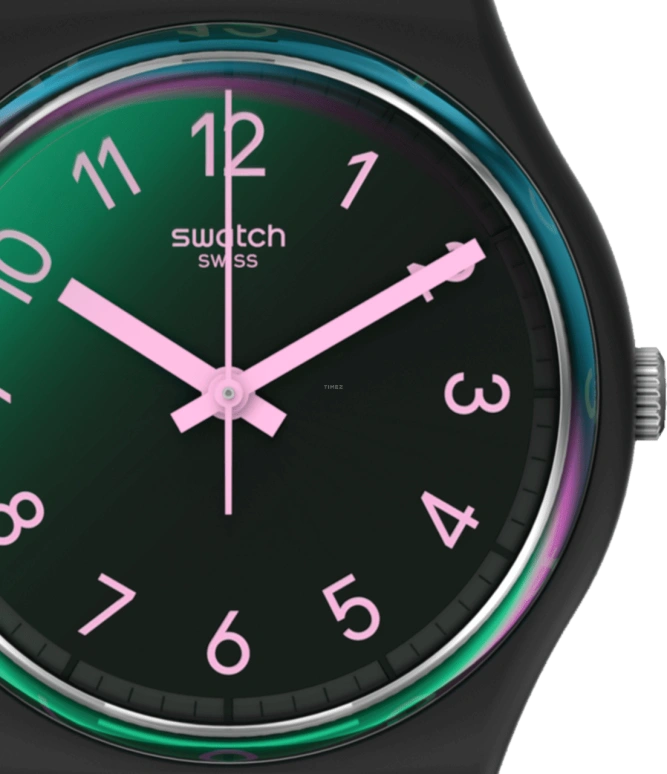 Swatch,Originals 34mm,34mm,Plastic,Black,Closed,GB330