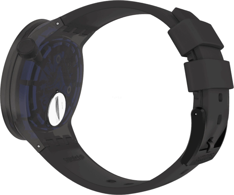 Swatch,THE BOLD 47mm,47mm,Plastic,Blue,SO27B111