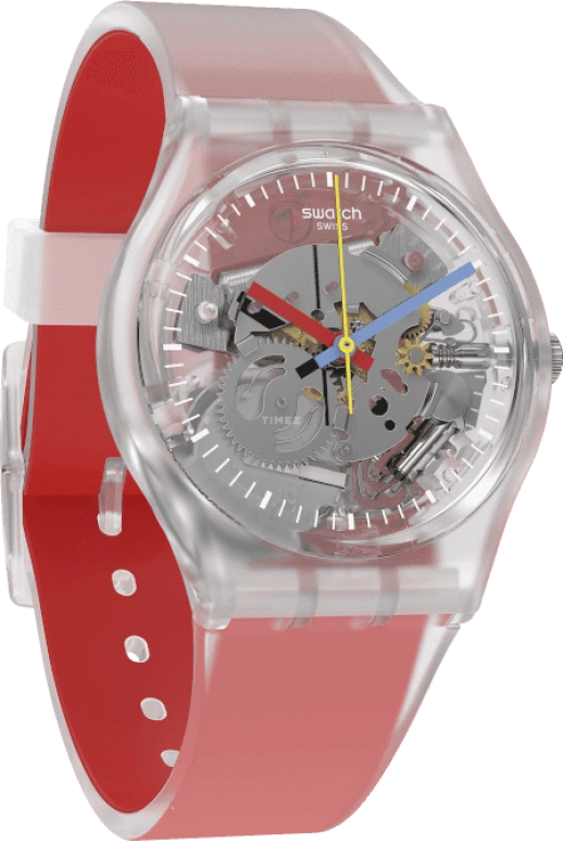 Swatch,CLEAR 34mm,34mm,Open,GE292