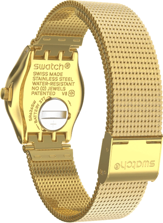 Swatch,IRONY 25x28.70mm,25x28.70mm,Gold,YSG167M