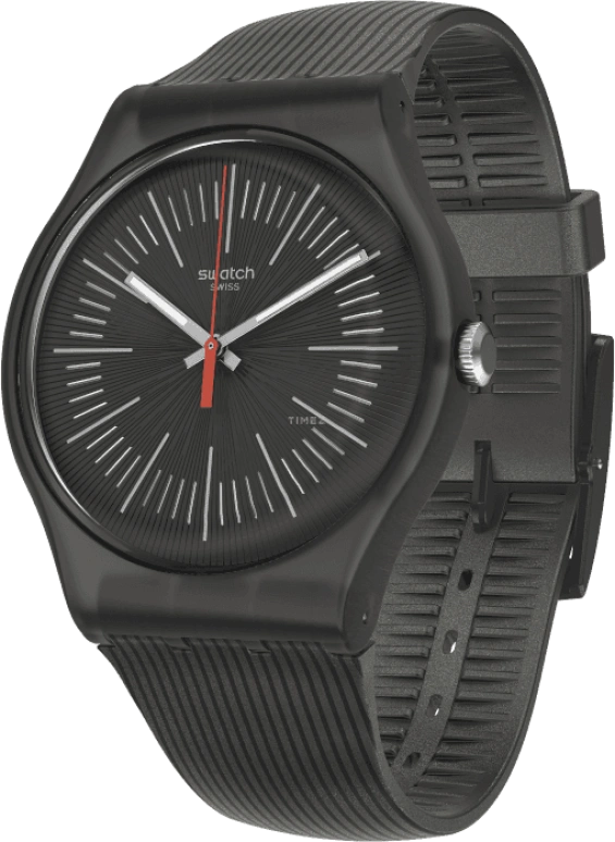 Swatch,Originals 41x47.40mm,41x47.40mm,Plastic,Black,SUOB178