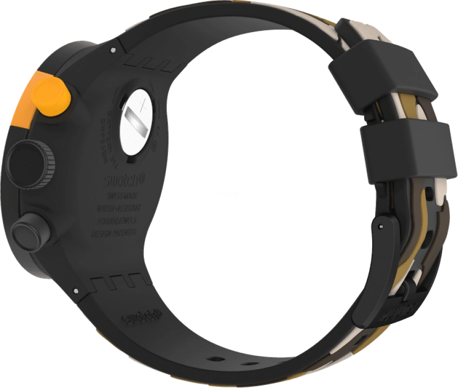 Swatch,THE BOLD 47mm,47mm,Plastic,Black,SB02B410