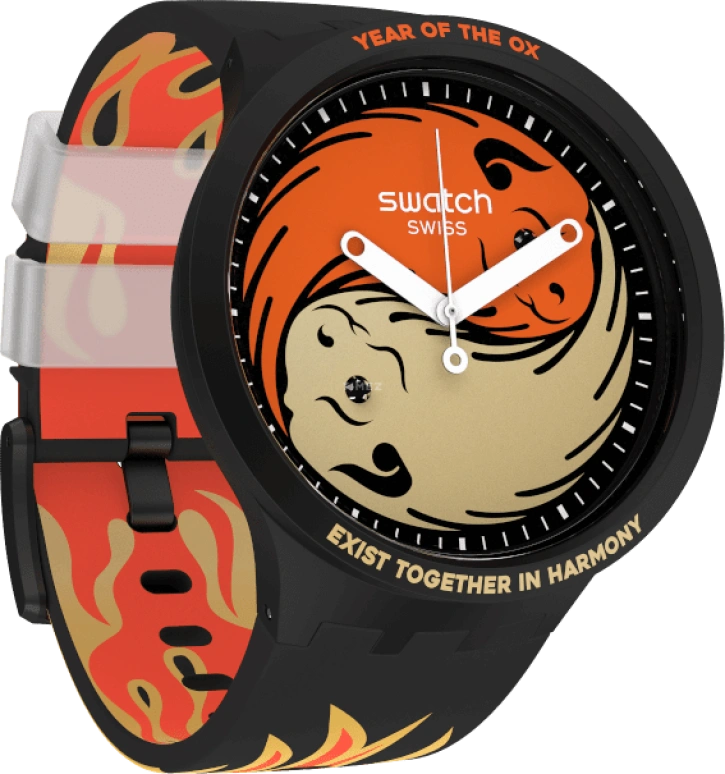 Swatch,THE BOLD 47mm,47mm,Plastic,SO27Z109