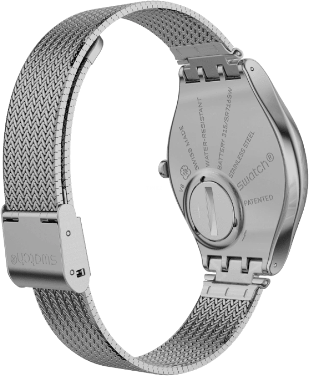 Swatch,SKIN 38mm,38mm,Stainless Steel,Pink Red,Red,SYXS117M