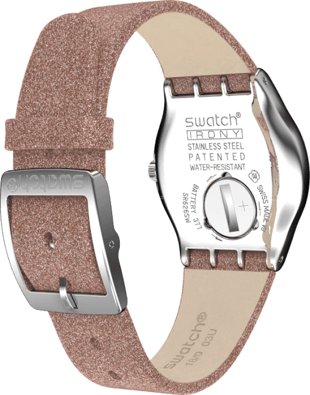 Swatch,IRONY 33x38mm,33x38mm,Coffee,Brown,YLS220