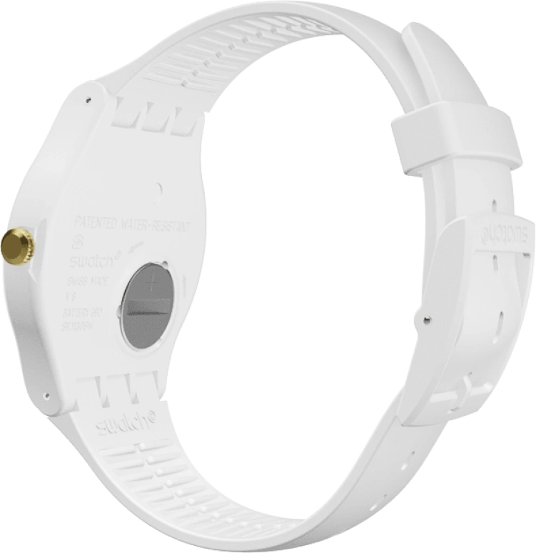 Swatch,Originals 41mm,41mm,Plastic,Yellow,SUOZ148