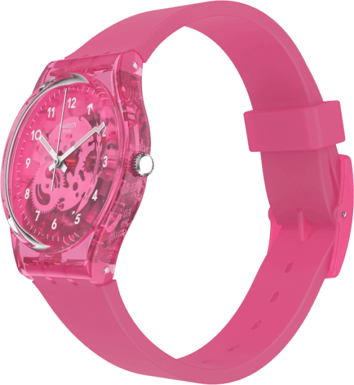 Swatch,Originals 34mm,34mm,Plastic,Pink,GP166