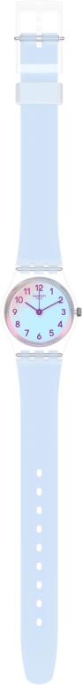 Swatch,Originals 25mm,25mm,Plastic,Blue,Quartz,Round,Transparent,LK396