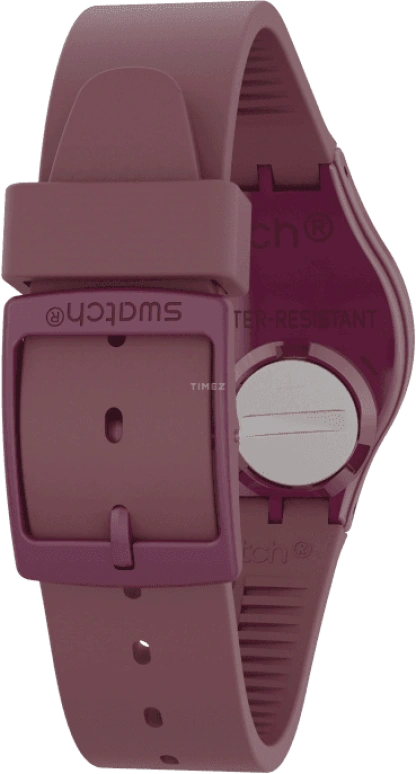 Swatch,Originals 34mm,34mm,Plastic,Purple Red,Closed,GR405