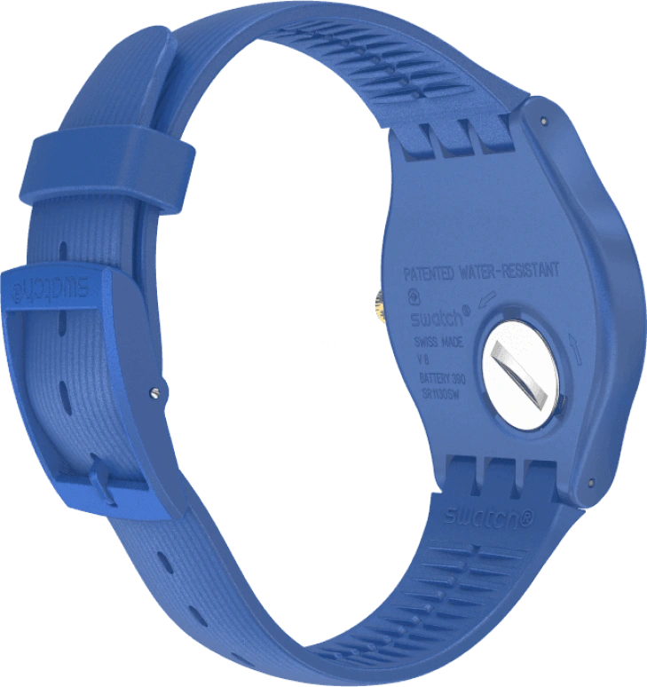 Swatch,Originals 41mm,41mm,Plastic,Blue,SUON143