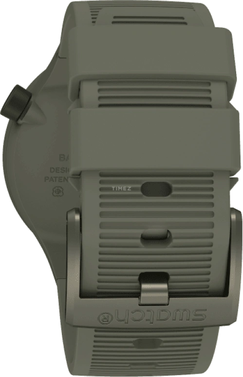 Swatch,THE BOLD 47mm,47mm,Plastic,Green,Sapphire,Crystal Glass,SO27M105
