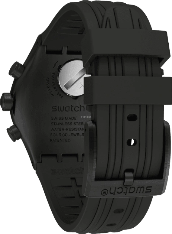 Swatch,IRONY 43x49mm,43x49mm,Black,YVB409