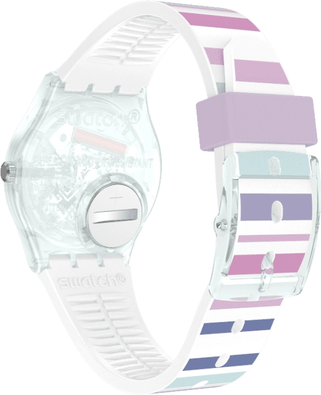 Swatch,Originals 34mm,34mm,Plastic,White,Open,GL702