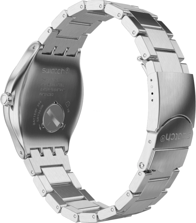 Swatch,IRONY 42.70mm,42.70mm,Stainless Steel,Black,YWS439G