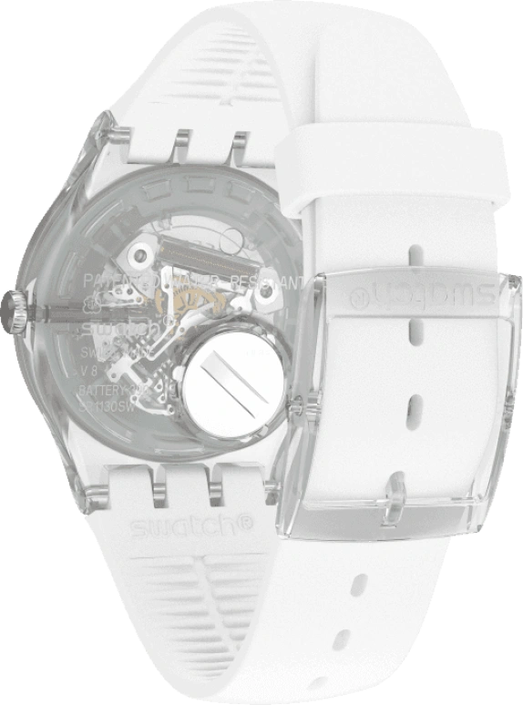 Swatch,Originals 41mm,41mm,Plastic,Blue,Pink,Sapphire,Crystal Glass,SUOK713