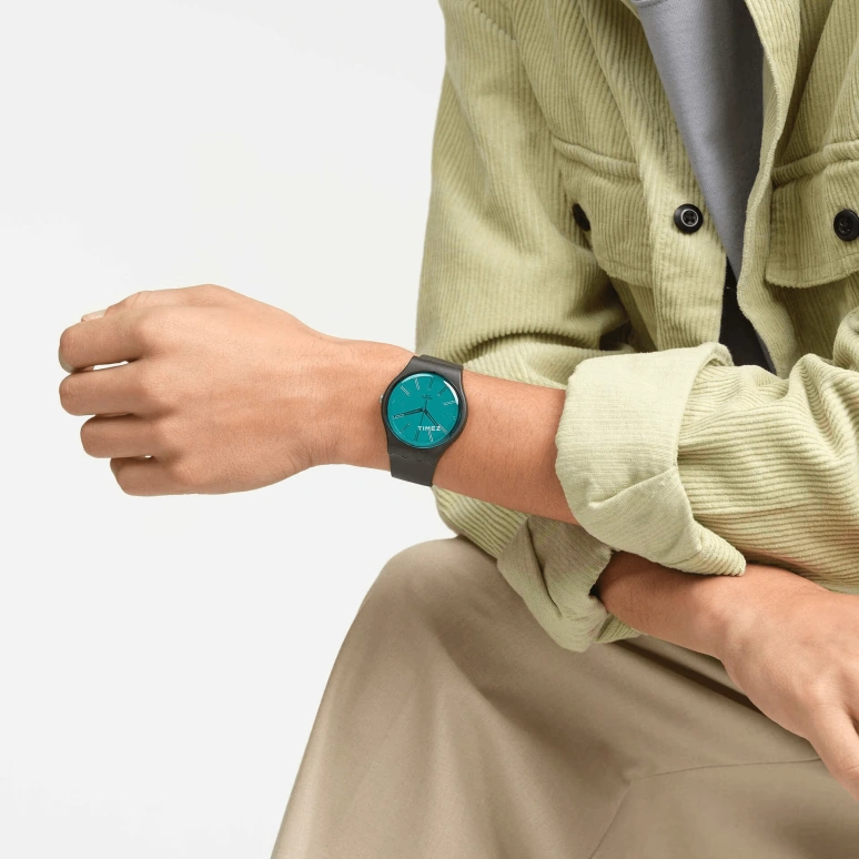 Swatch,Originals 41mm,41mm,Bio-sourced,Blue,Quartz,Tonneau,Coffee,SO29C100