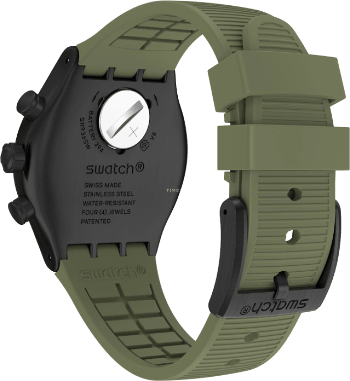 Swatch,IRONY 43x49mm,43x49mm,Green,YVB411