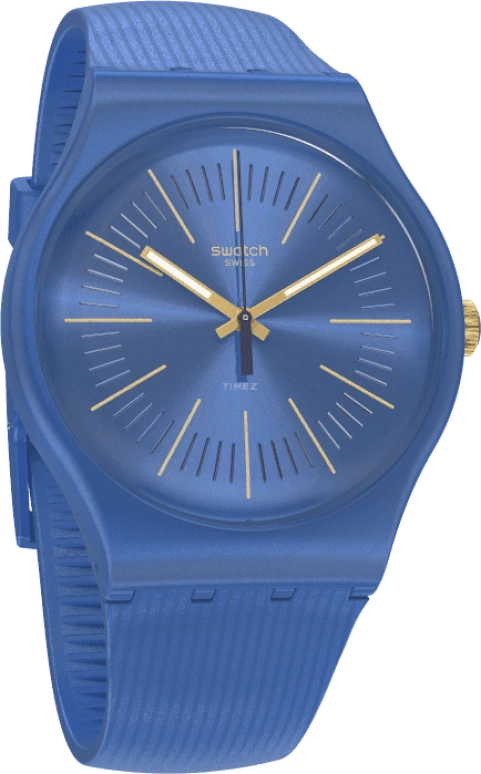 Swatch,Originals 41mm,41mm,Plastic,Blue,SUON143