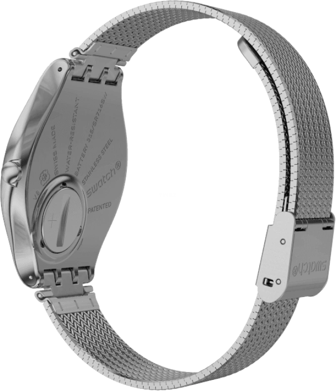 Swatch,SKIN 38mm,38mm,Stainless Steel,Pink Red,Red,SYXS117M