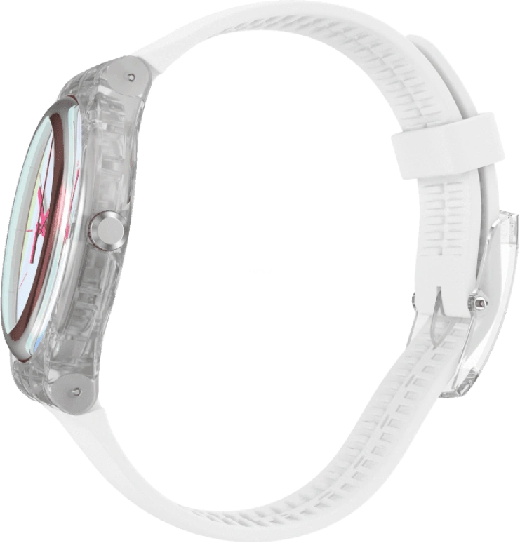 Swatch,Originals 41mm,41mm,Plastic,Blue,Pink,Sapphire,Crystal Glass,SUOK713