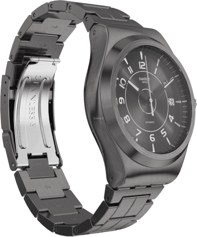 Swatch,IRONY 42mm,42mm,Stainless Steel,Open,YIM400G