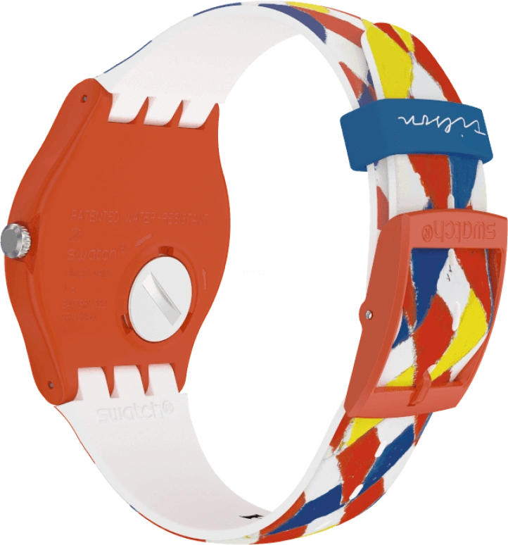 Swatch,Originals 41mm,41mm,Plastic,White,Sapphire,Crystal Glass,SUOZ312S