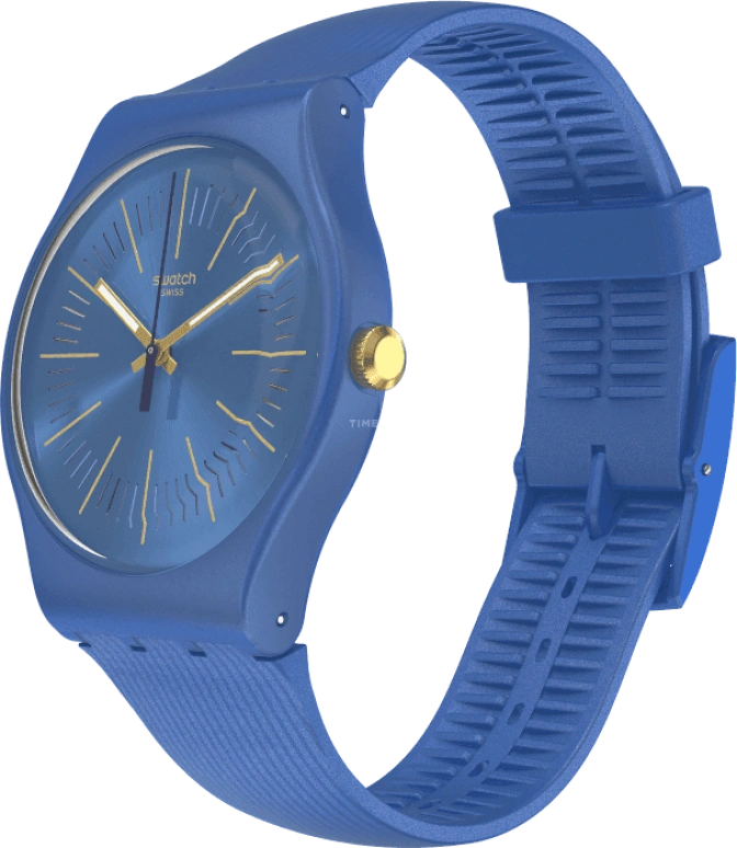 Swatch,Originals 41mm,41mm,Plastic,Blue,SUON143