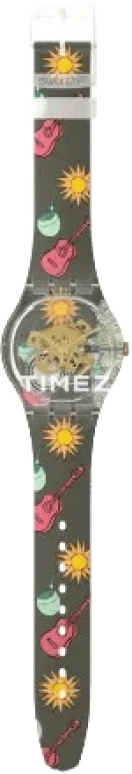 Swatch,Other 41mm,41mm,Plastic,Transparent,Quartz,Sapphire,Crystal Glass,Round,SUOK146,SUOK146-008