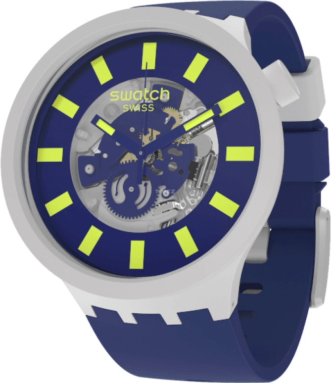 Swatch,THE BOLD 47mm,47mm,Bioceramic,Ceramic,SB03M103