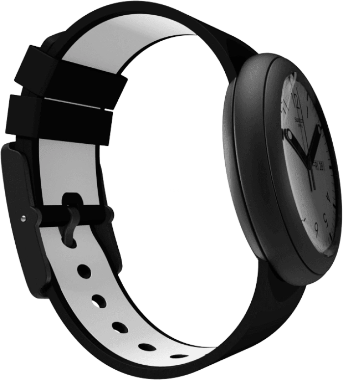 Swatch,Originals 45mm,45mm,Plastic,White,PNB700