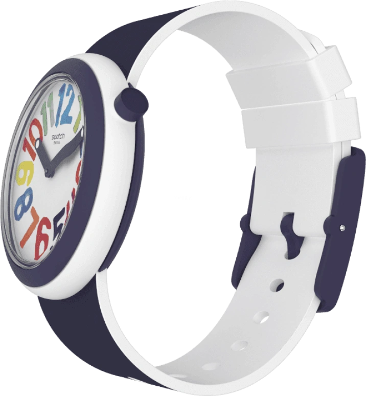 Swatch,Originals 45mm,45mm,Plastic,White,PNW107